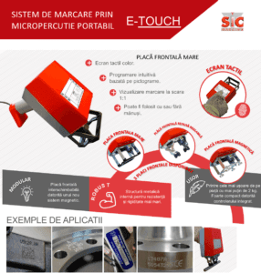 E-TOUCH SIC-Marking marcare micropercutie