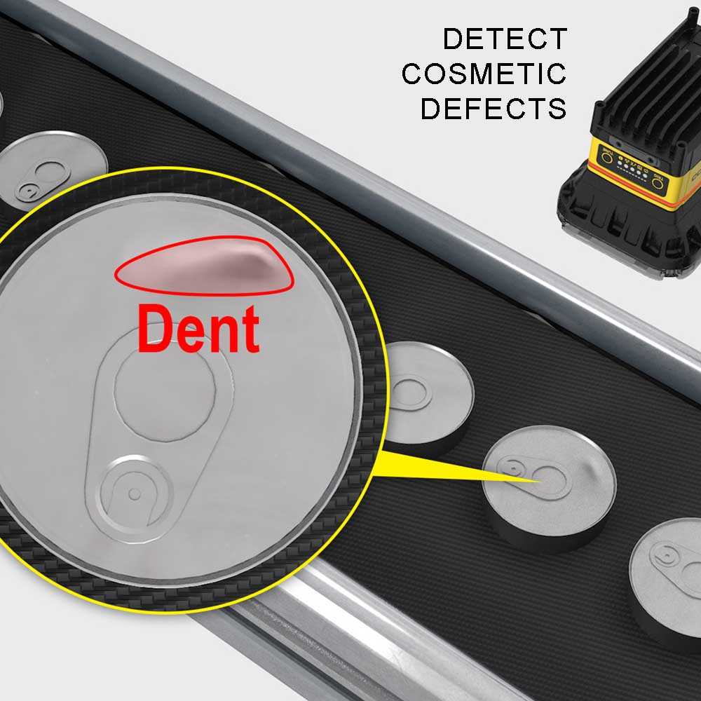 detect cosmetic defects cognex