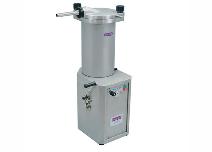 Filler hidraulic si vacuum pentru umplere membrane carnati - 12-50 litri sau vacuum continuu
