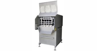Tocator blocuri de carne congelata - decongelator industrial pentru productie continua