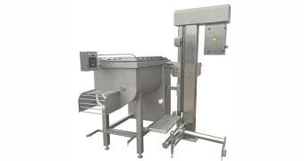 Malaxor mixer industrial pentru carne - framantare si amestecare cu programator ciclic digital