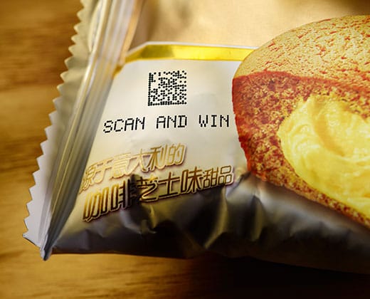 Marcare CIJ cod promotional si branding scan and win pe ambalaj
