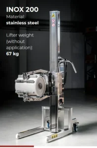 manipulare role ergonomica lift inox